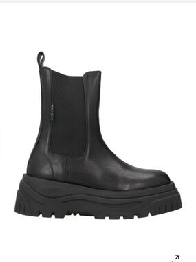 Axel Arigato Black Chunky Chelsea Lug-Heel Boot